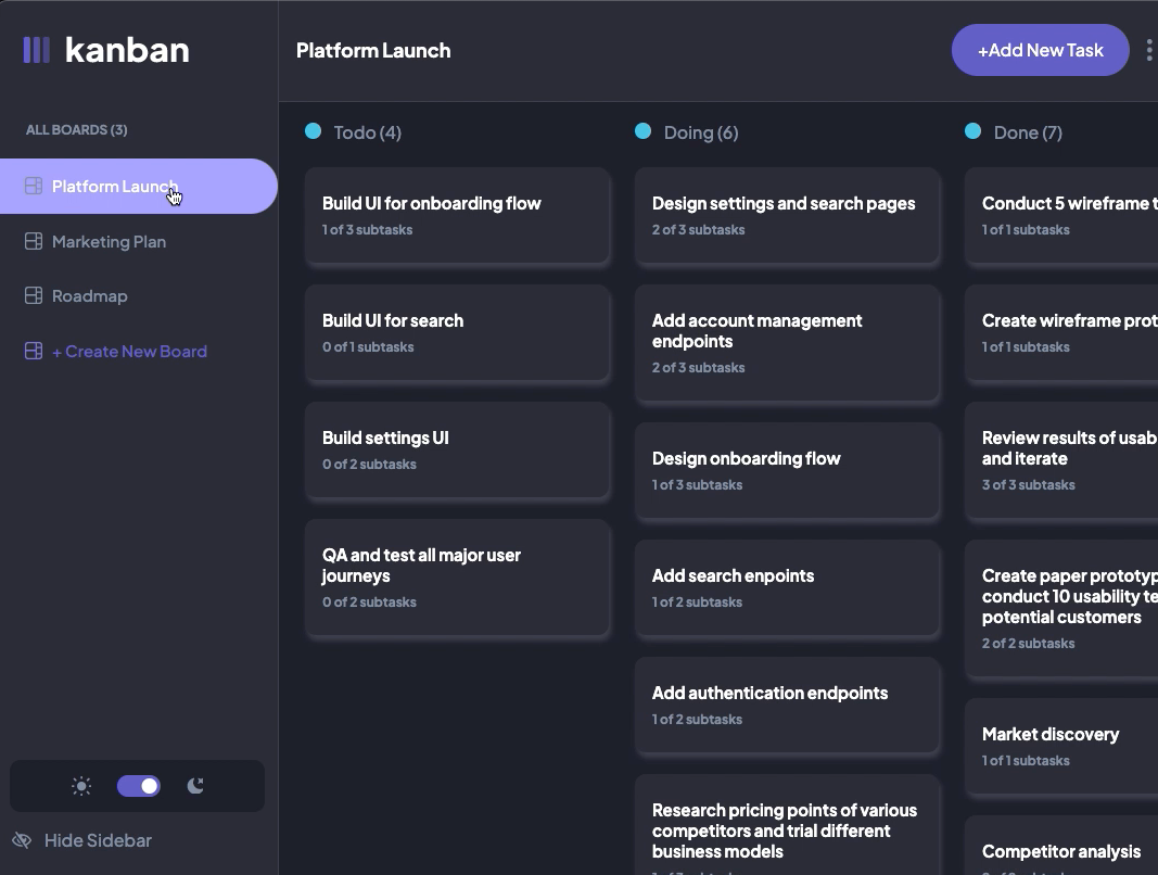 Kanban Task Tracker